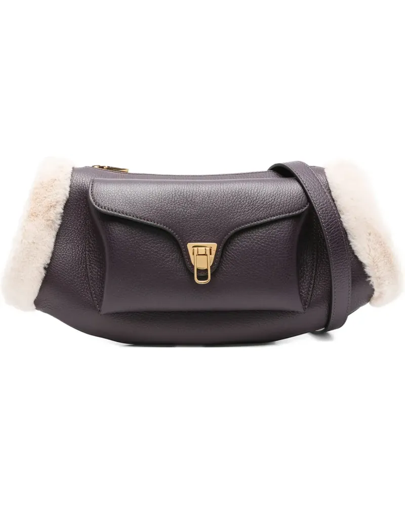Coccinelle Beat Arctic Schultertasche - 644 PRUNE/NATURAL 644