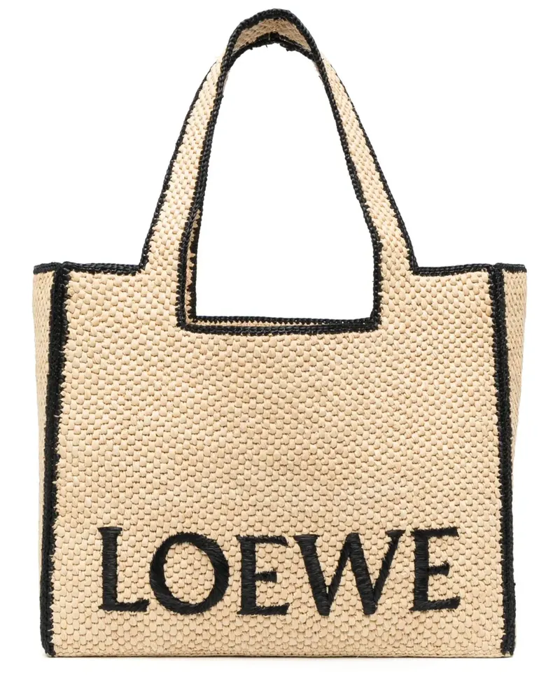 Loewe Handtasche mit Logo - Nude Nude