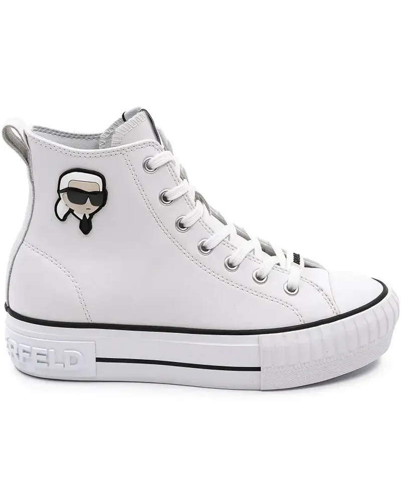 Karl Lagerfeld Ikonik Karl High-Top-Sneakers - Weiß Weiß