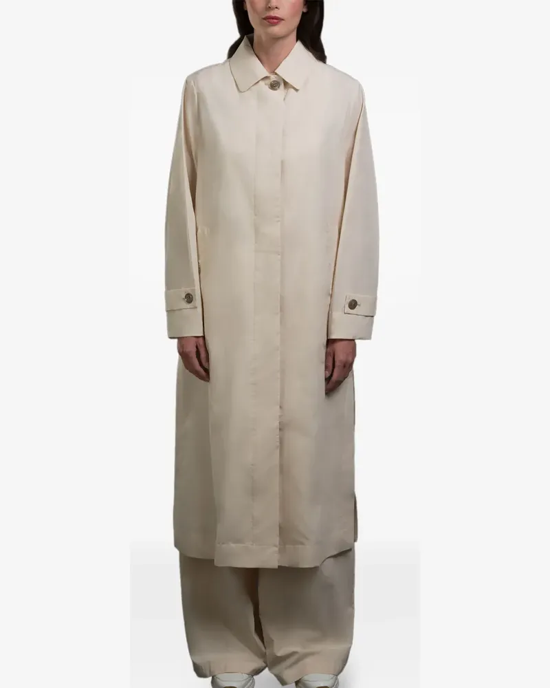 MOORER Rixta single-breasted trench coat - Nude Nude