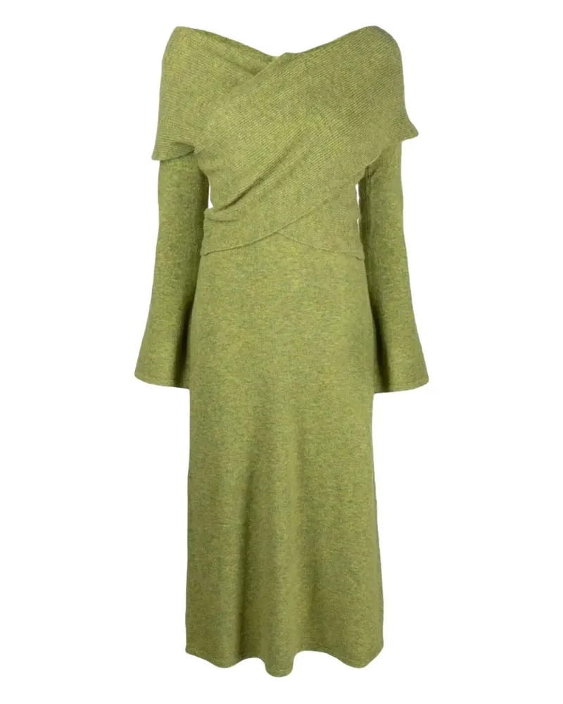 Cult Gaia Zennie off-shoulder midi dress - Grün Grün