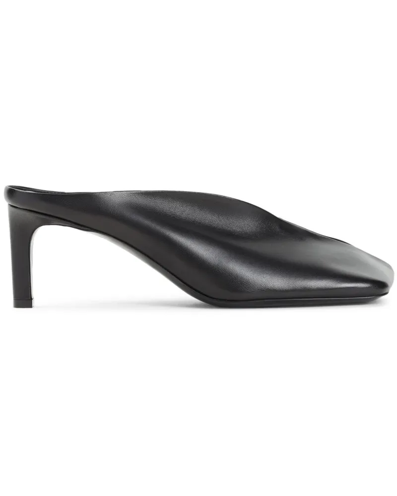 Jil Sander Klassische Mules - Schwarz Schwarz
