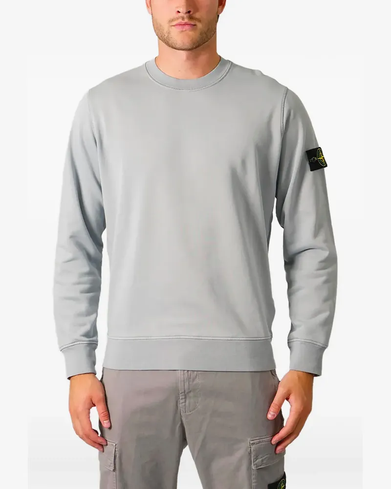 Stone Island 6100060 organic-cotton fleece sweatshirt - Grau Grau