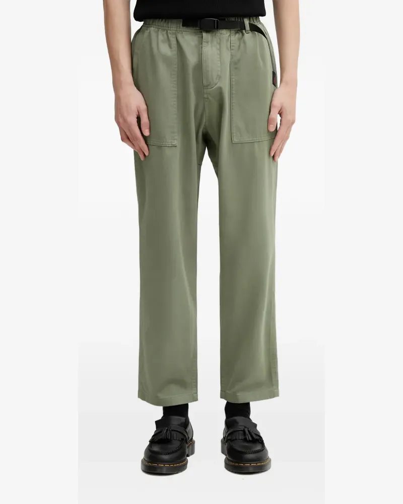 GRAMICCI belted patch-pocket trousers - Grün Grün