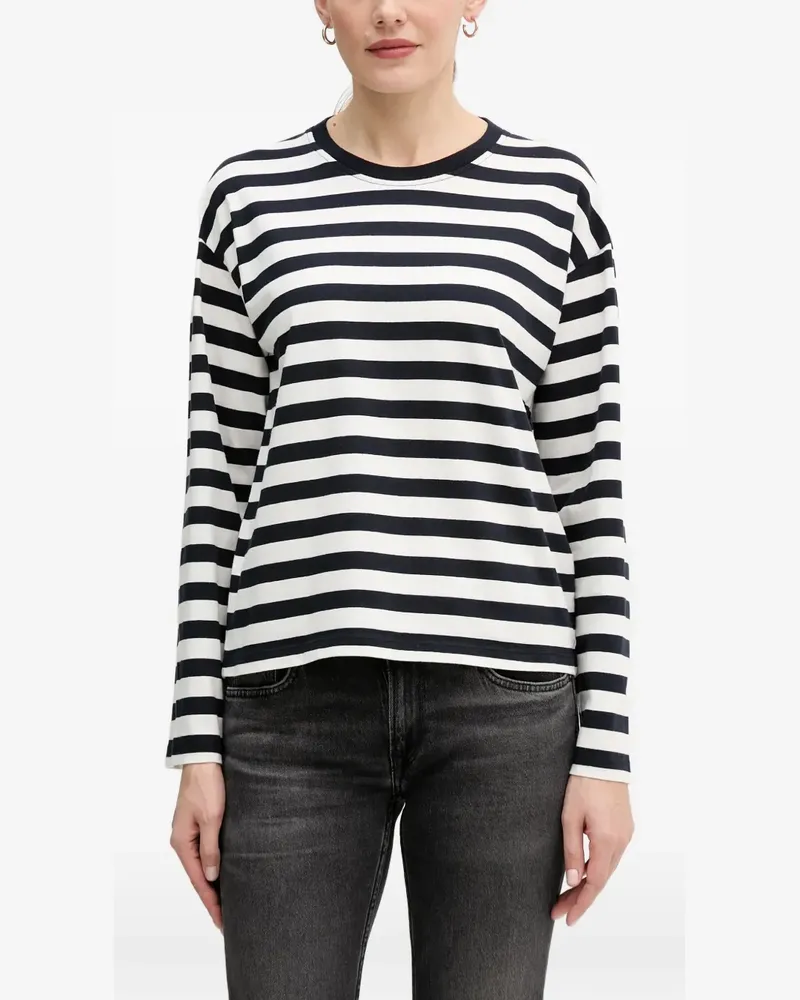 Barbour striped long-sleeve T-shirt - Blau Blau