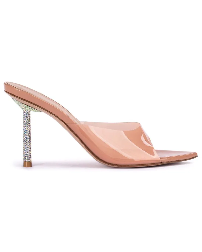 Le Silla Bella Mules 80mm - Nude Nude