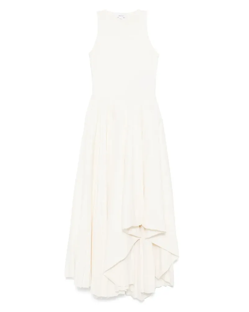 Alexander McQueen Asymmetrisches Midikleid - Nude Nude