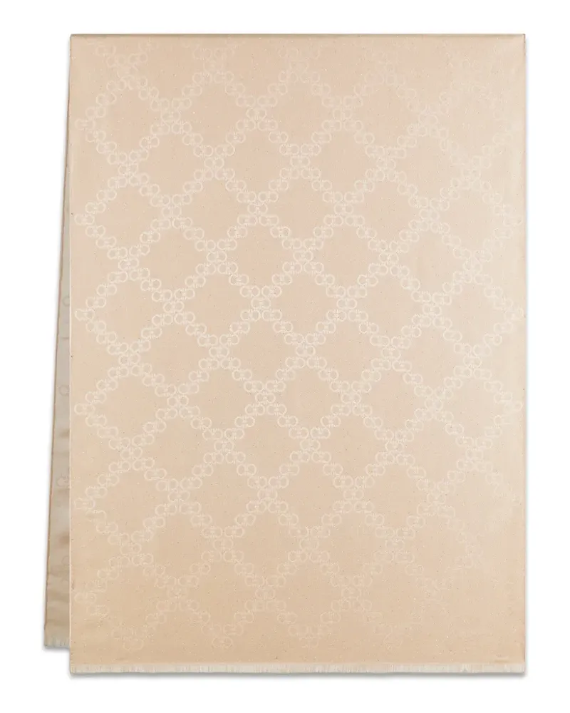 Ferragamo Gancini Stola aus Jacquard - Nude Nude