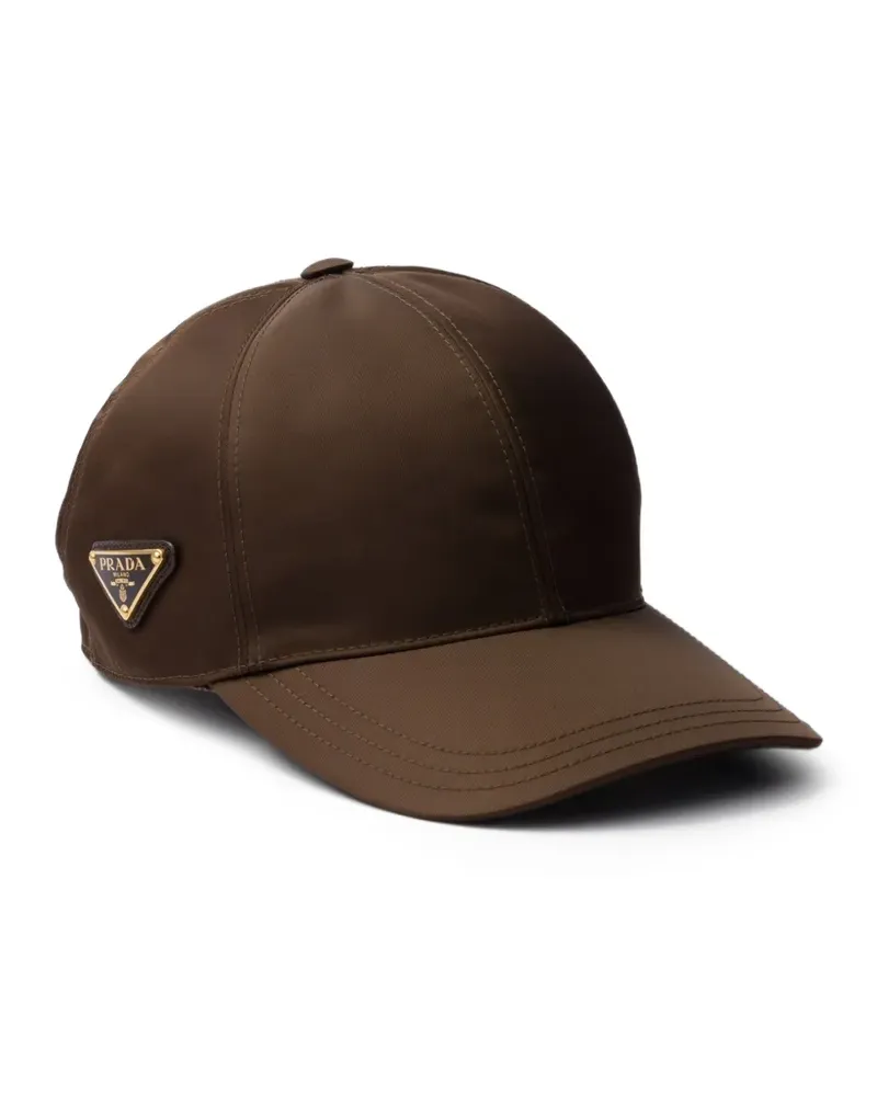 Prada Baseballkappe aus Re-Nylon - Braun Braun