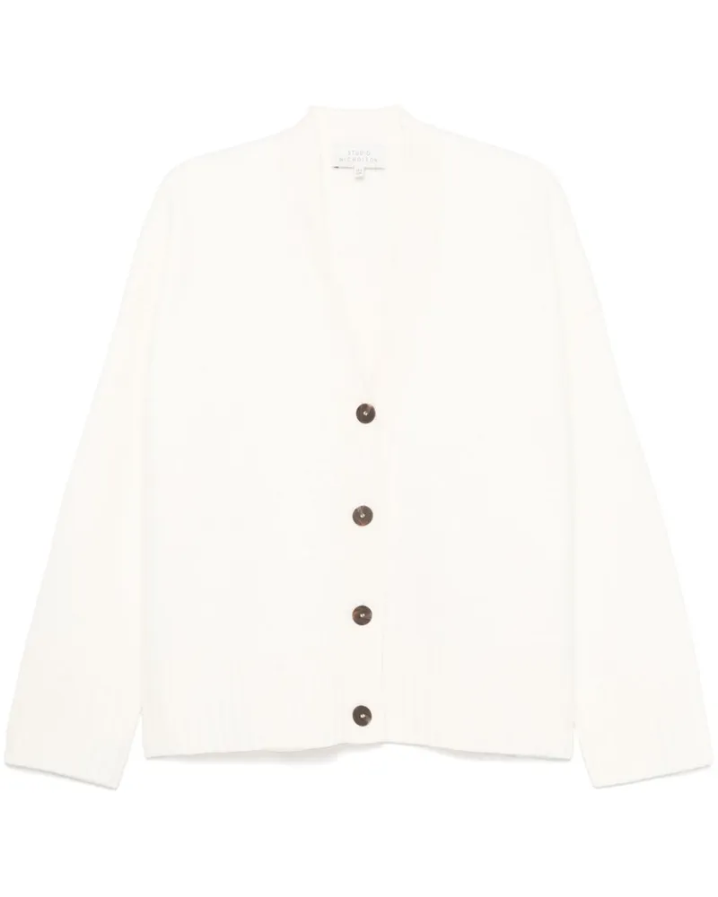 Studio Nicholson Cardigan aus Wolle - Weiß Weiß