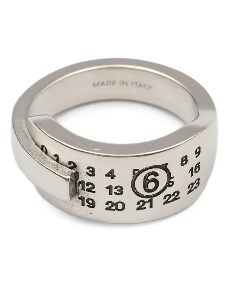 Maison Margiela MM6 ring - Silber Silber