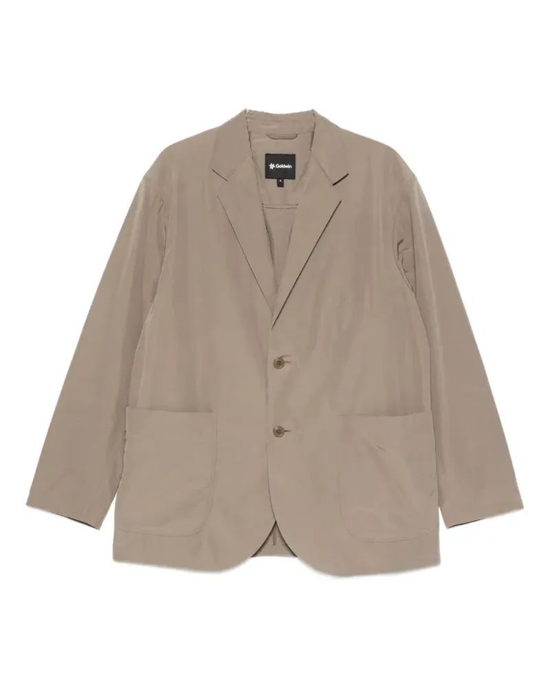 Goldwin Relax Nylon 2B Blazer - Nude Nude