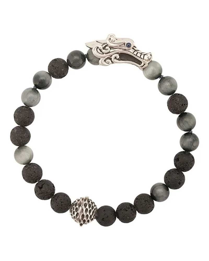 John Hardy Legends Naga' Armband mit Saphiren - Schwarz Schwarz