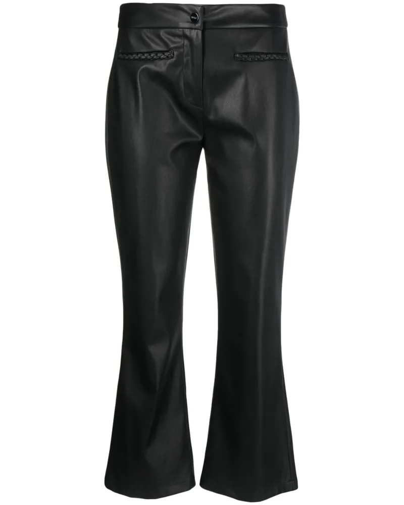 Liu Jo Ausgestellte Hose - Schwarz Schwarz