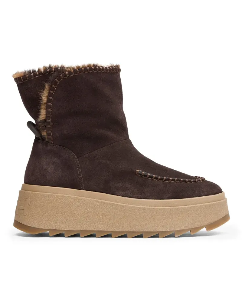 ash Marble Schneestiefel mit Ziernähten - Braun Braun