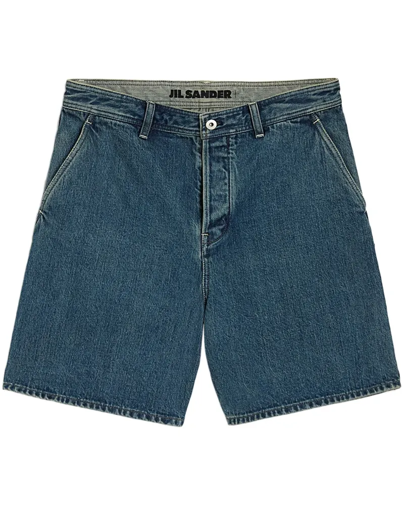 Jil Sander Jeans-Shorts mit geradem Bein - Blau Blau