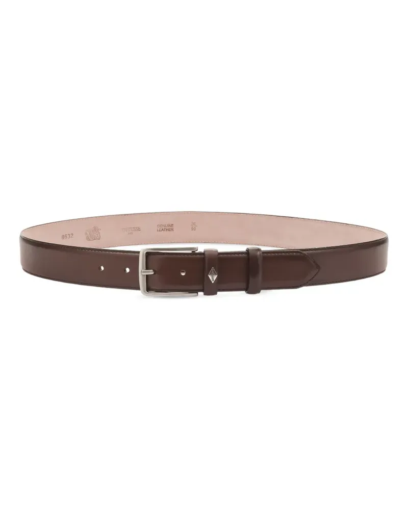 Lottusse Schnallengürtel aus Leder - Braun Braun
