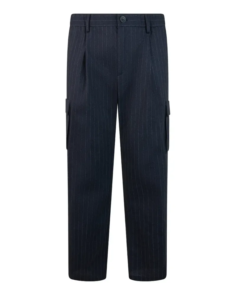 Herno Cargohose mit geradem Bein - Blau Blau