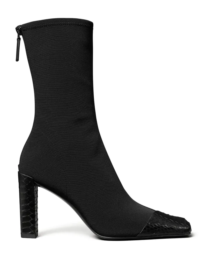 Tory Burch Asymmetrische Stiefel - Schwarz Schwarz