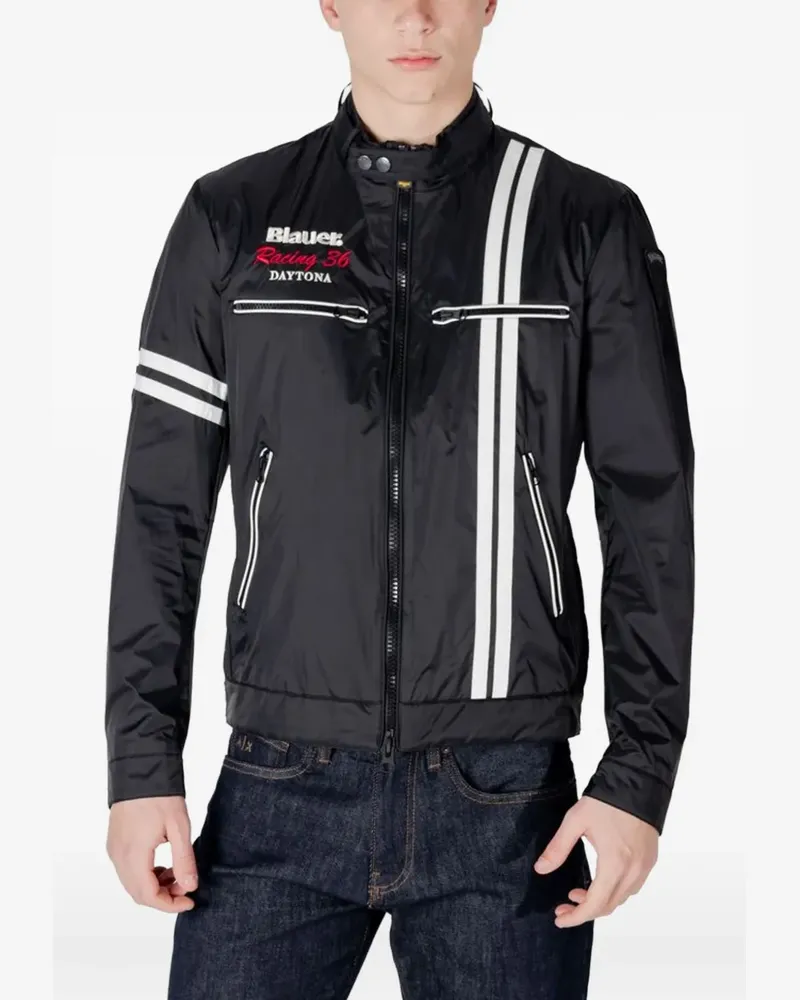 Blauer Racing 36 Jacke - Schwarz Schwarz