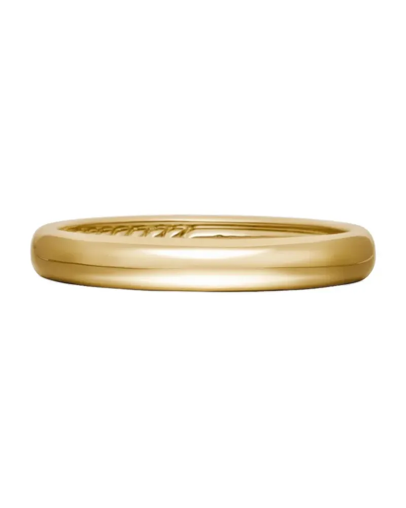 David Yurman 18kt DY Classic Gelbgoldring 3,5mm Gold