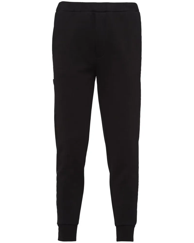 Prada Jogginghose mit Tapered-Bein - Schwarz Schwarz