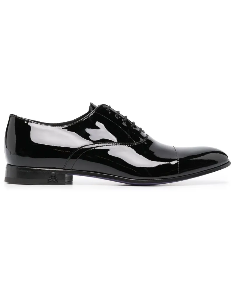 Philipp Plein Oxford-Schuhe aus Lackleder - Schwarz Schwarz