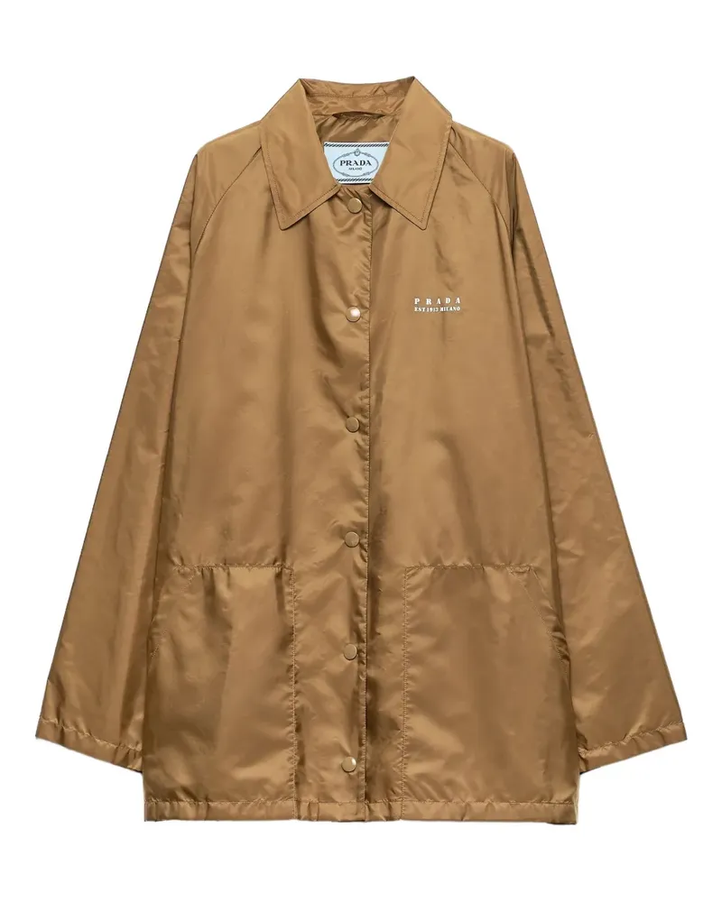 Prada Leichte Jacke aus Re-Nylon - Braun Braun