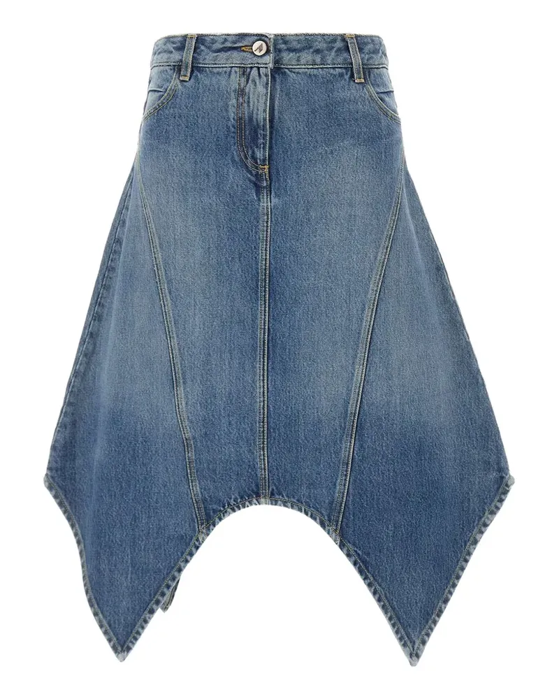 ATTICO Asymmetrischer Rock - Blau Blau