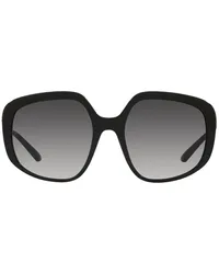 Dolce & Gabbana Oversized-Sonnenbrille mit Farbverlauf Schwarz