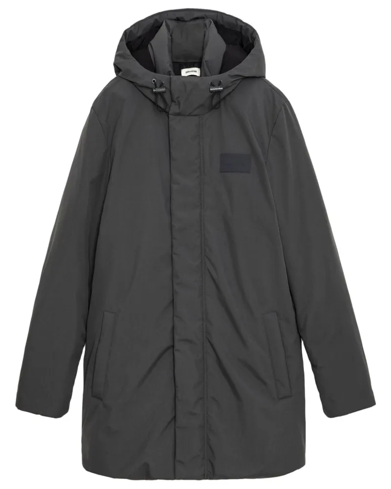 Zadig & Voltaire Kobel Tech Mantel - Grau Grau
