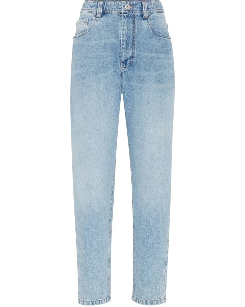 Brunello Cucinelli Tapered-Jeans - Blau Blau