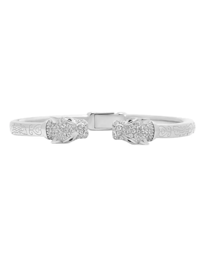 Nialaya Armspange mit Pantherdetails - Silber Silber