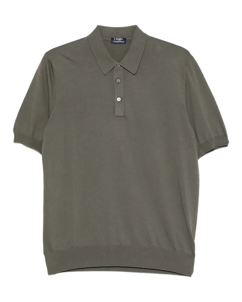 BARBA short-sleeve polo shirt - Grün Grün