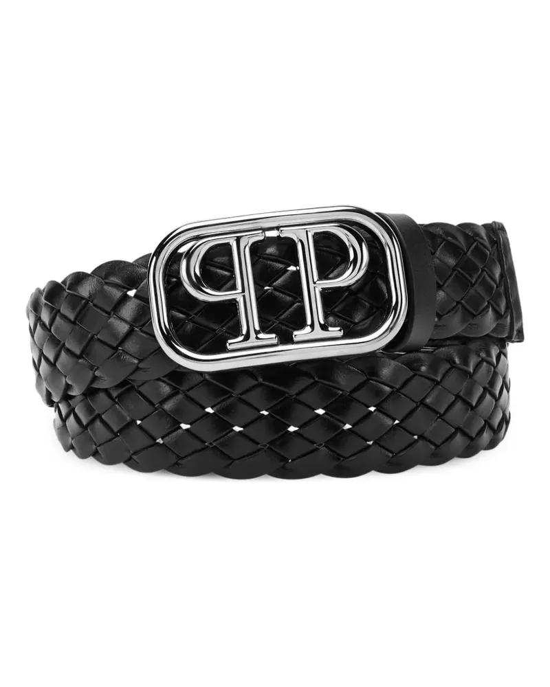 Philipp Plein Klassischer Gürtel - Schwarz Schwarz