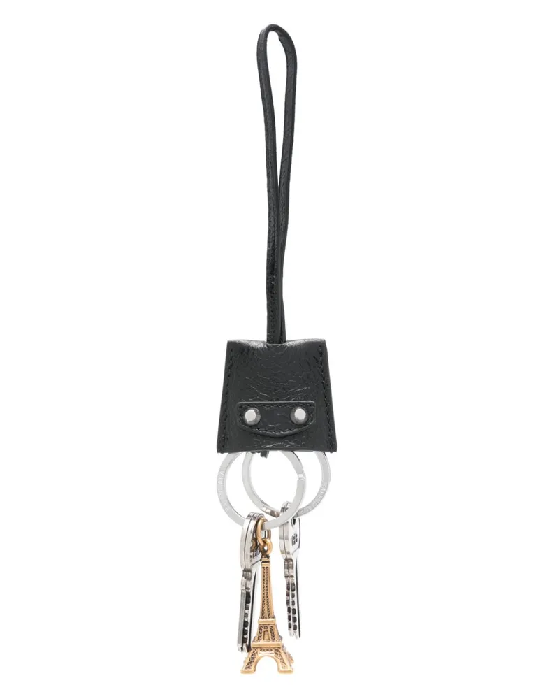 Balenciaga Le City Charm Eiffel Schlüsselanhänger - Schwarz Schwarz