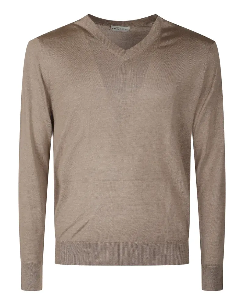 Ballantyne Pullover mit V-Ausschnitt - Braun Braun