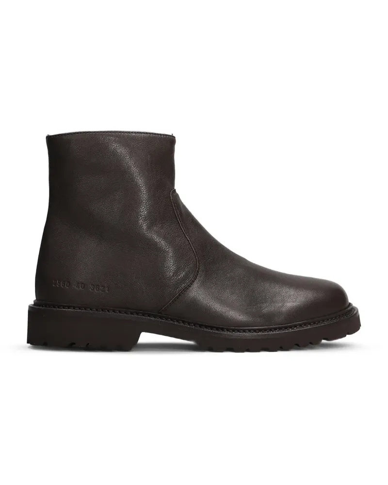 Common Projects Stiefel mit Reißverschluss - Braun Braun