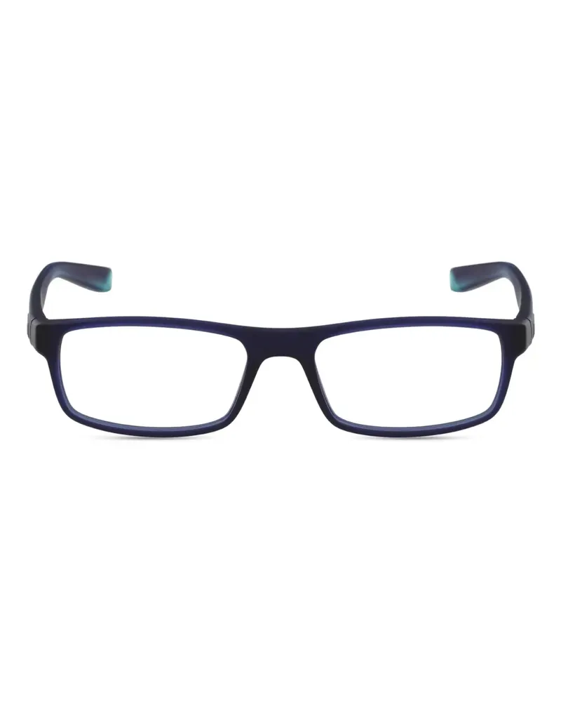 Nike Brille mit eckigem Logo - Blau Blau