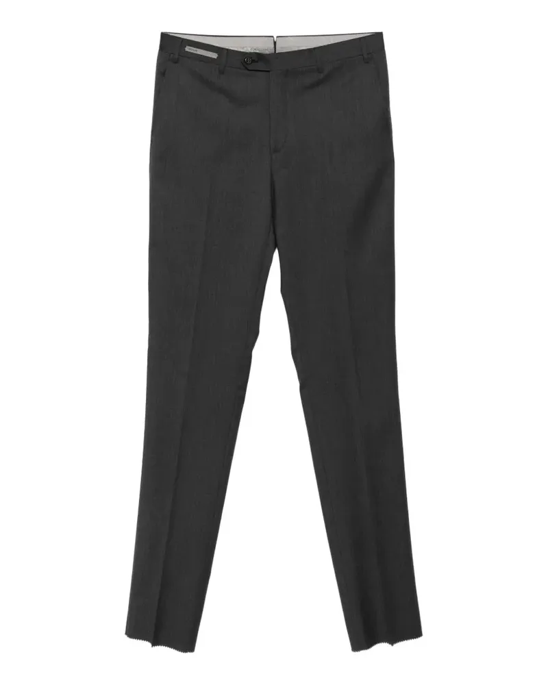 Corneliani Hose mit Bügelfalten - Grau Grau