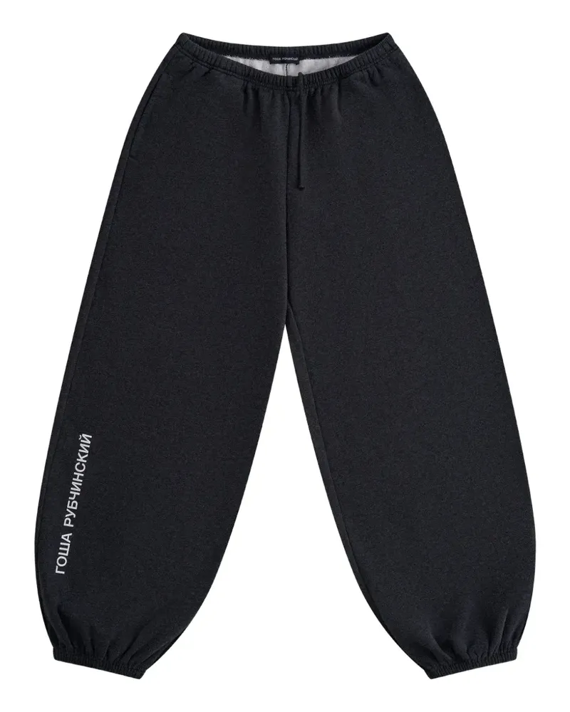 Gosha Rubchinskiy logo-print track pants - Grau Grau