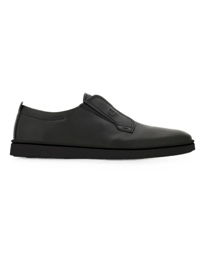 Ferragamo slip-on Derby shoes - Schwarz Schwarz