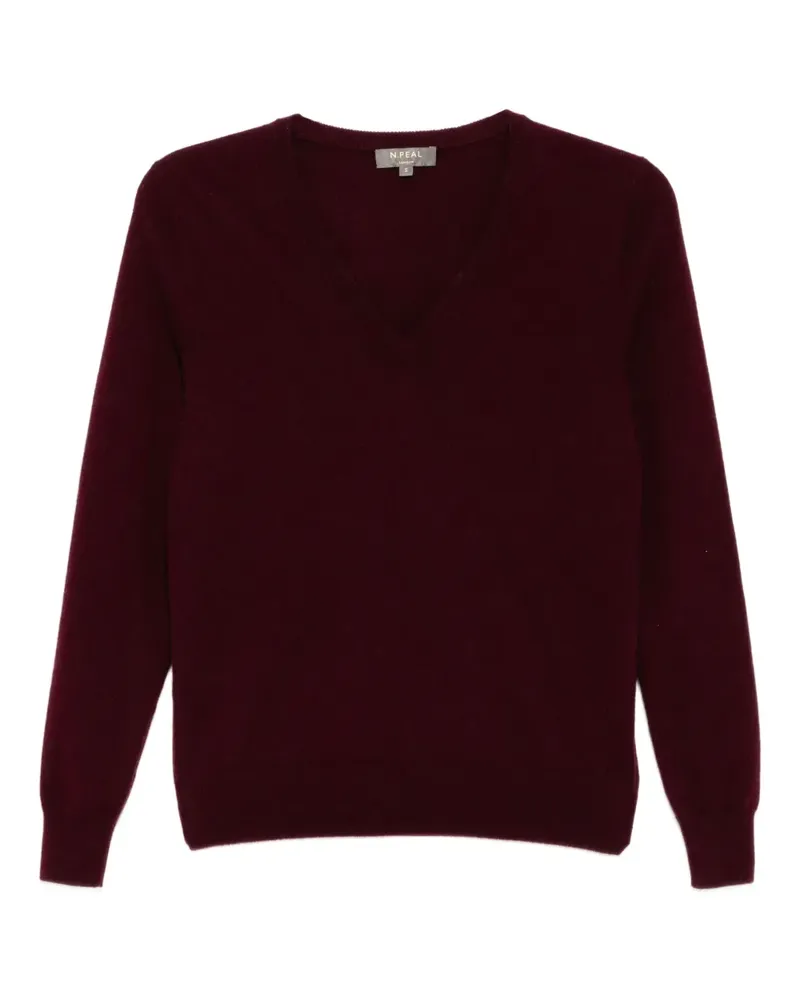N.Peal Phoebe Pullover - Rot Rot