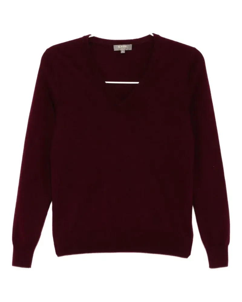 N.Peal Phoebe Pullover - Rot Rot