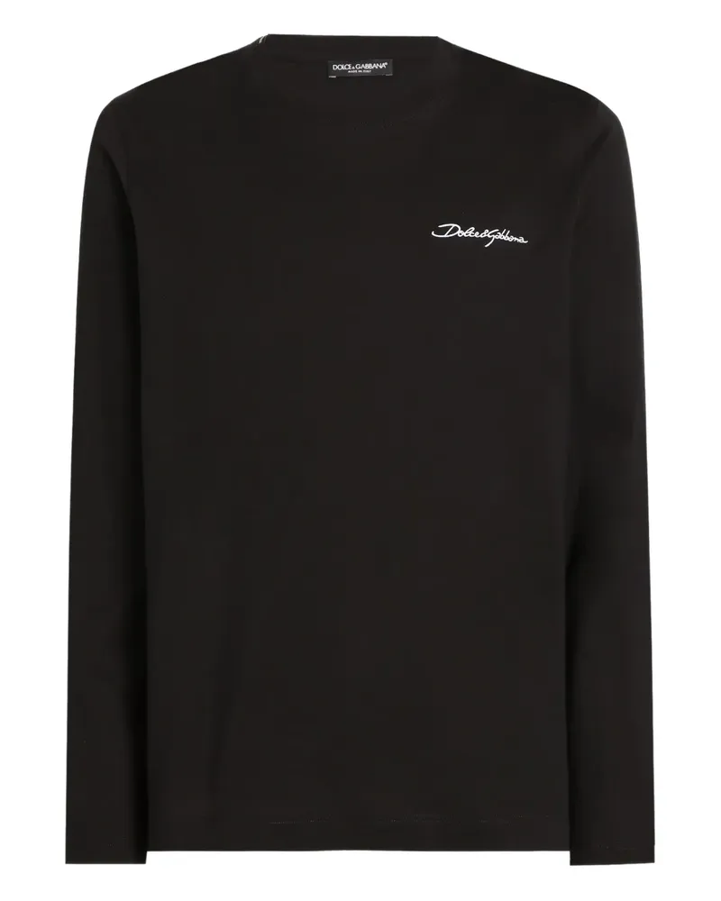 Dolce & Gabbana Klassisches T-Shirt - Schwarz Schwarz