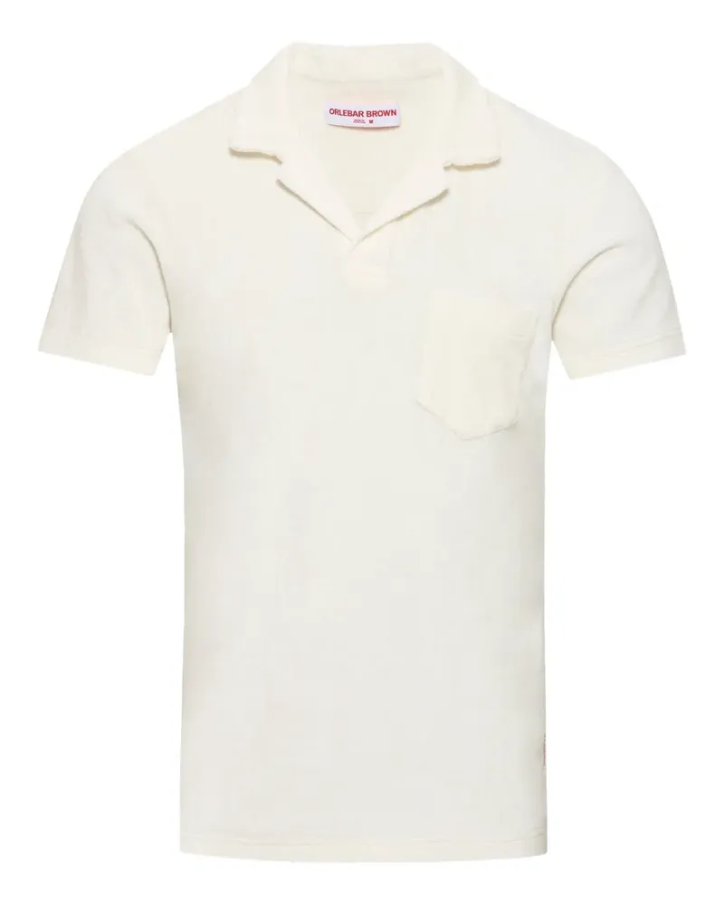 Orlebar Brown Terry chest-pocket top - Weiß Weiß