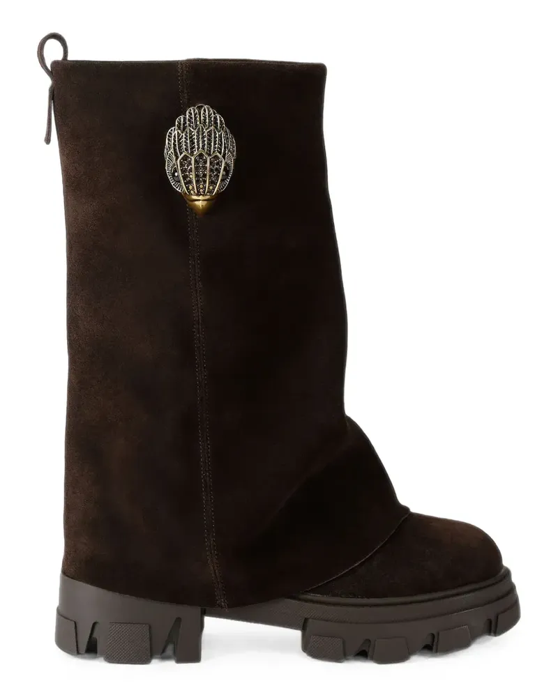 Kurt Geiger Trail Stiefel mit Umschlag - Braun Braun