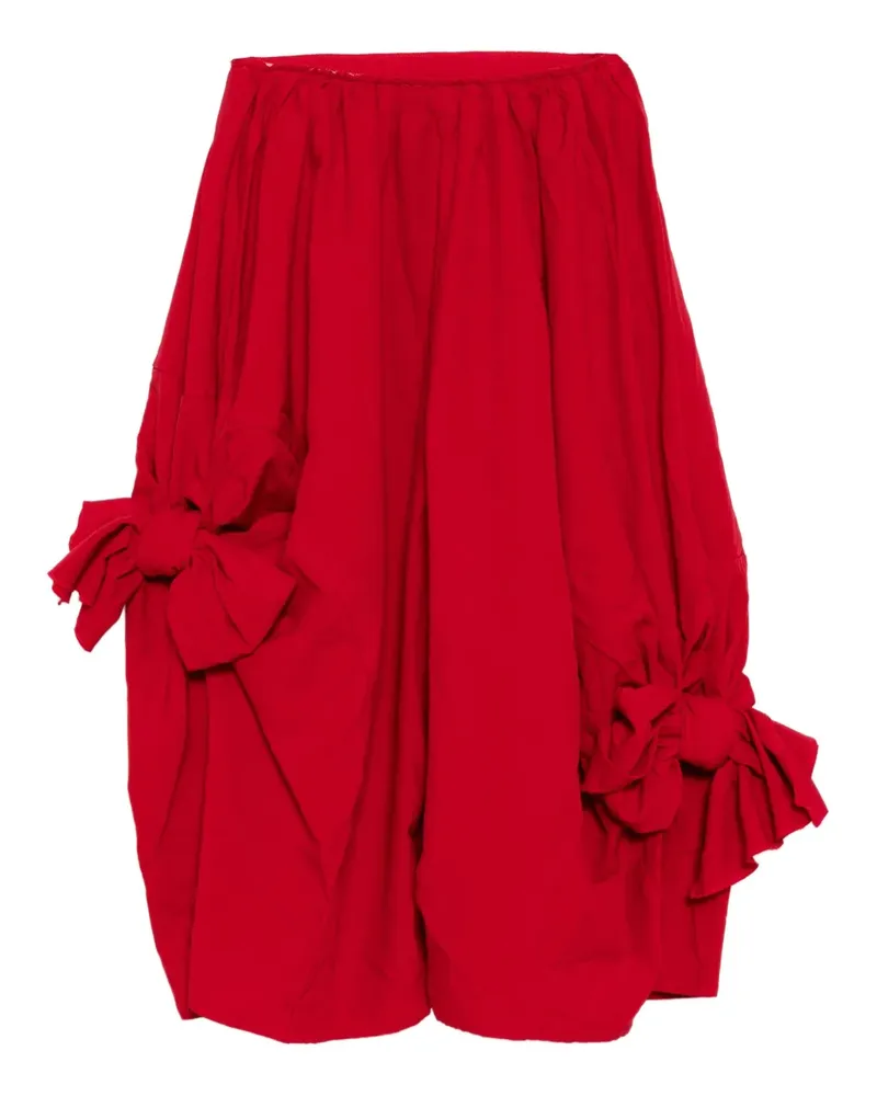 Comme des Garçons Hose mit Knotendetail - Rot Rot