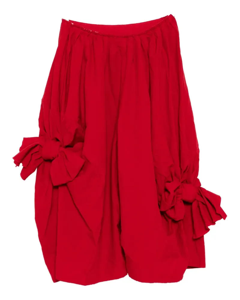 Comme des Garçons knot-detail trousers - Rot Rot