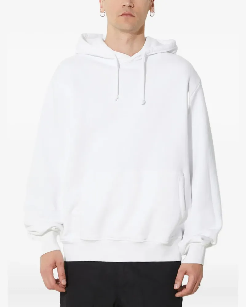 FourTwoFour on Fairfax Langärmeliger Hoodie - Weiß Weiß